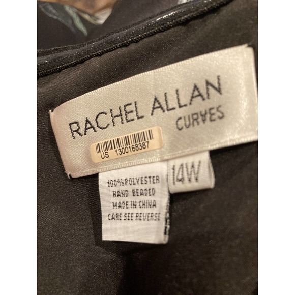 Prom Dress, Long, Plus Size, 14W, Bolero Jacket 18, Rachel Allan Curves, Pre-own - Picture 3 of 12